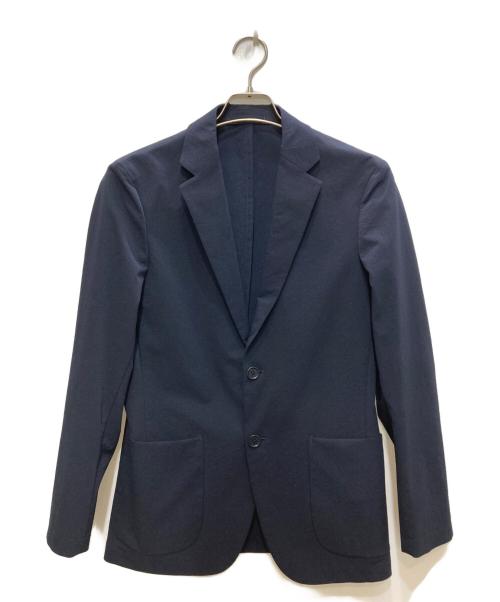 UNITED ARROWS（ユナイテッドアローズ）UNITED ARROWS (ユナイテッドアローズ) ドビー 2ボタンジャケット COZY -ウォッシャブル・撥水・ストレッチ- ブラック サイズ:Ｓの古着・服飾アイテム