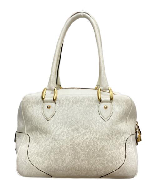 J&M DAVIDSON（ジェイ＆エム デヴィッドソン）J&M DAVIDSON (ジェイ＆エム デヴィッドソン) ミアトートバッグ ホワイトの古着・服飾アイテム