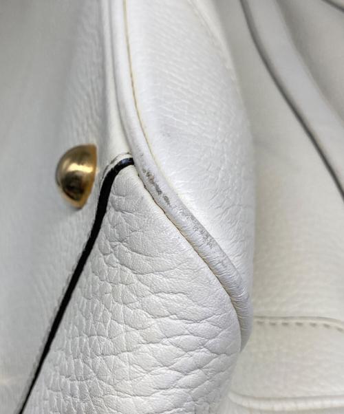 J&M DAVIDSON（ジェイ＆エム デヴィッドソン）J&M DAVIDSON (ジェイ＆エム デヴィッドソン) ミアトートバッグ ホワイトの古着・服飾アイテム