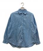 FRAMeWORKフレームワーク）の古着「ダンガリーシャツ」｜ブルー