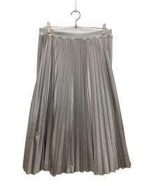 COGTHEBIGSMOKE（コグザビッグスモーク）の古着「アコーディオン プリーツ スカート」｜パープル