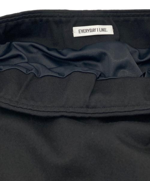 EVERYDAY I LIKE.（エヴリデイ アイ ライク）EVERYDAY I LIKE. (エヴリデイ アイ ライク) Jersey Long Tight スカート/ジャージーロングタイトスカート ブラック サイズ:38の古着・服飾アイテム