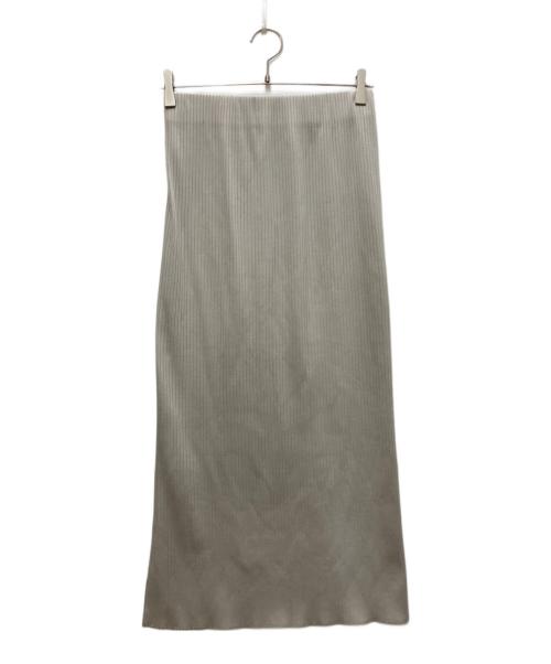 Noble（ノーブル）Noble (ノーブル) トタンテレコタイトスカート グレー サイズ:38の古着・服飾アイテム