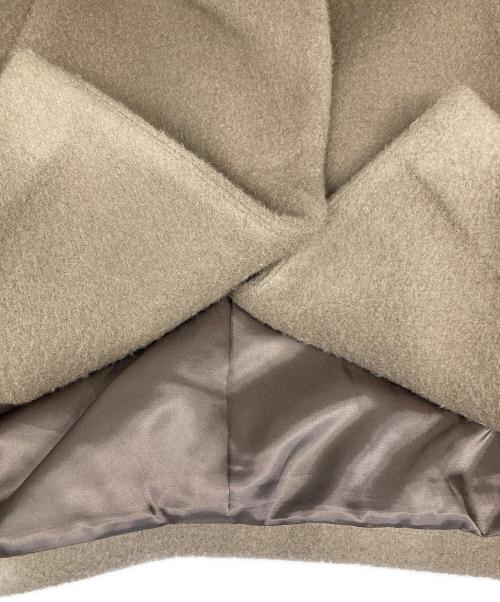 nano・universe（ナノ・ユニバース）nano・universe (ナノ・ユニバース) PECOLAMBウールカシミヤノーカラーミドル丈コート ブラウン サイズ:Ⅿの古着・服飾アイテム