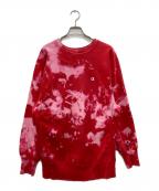 Championチャンピオン）の古着「クルーネックスウェット」｜レッド