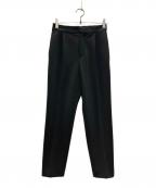 UNITED ARROWSユナイテッドアローズ）の古着「SPONGY タック テーパードパンツ」｜ブラック