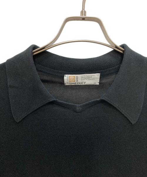 JOHN SMEDLEY（ジョンスメドレー）JOHN SMEDLEY (ジョンスメドレー) ポロシャツ ブラック サイズ:SMLの古着・服飾アイテム