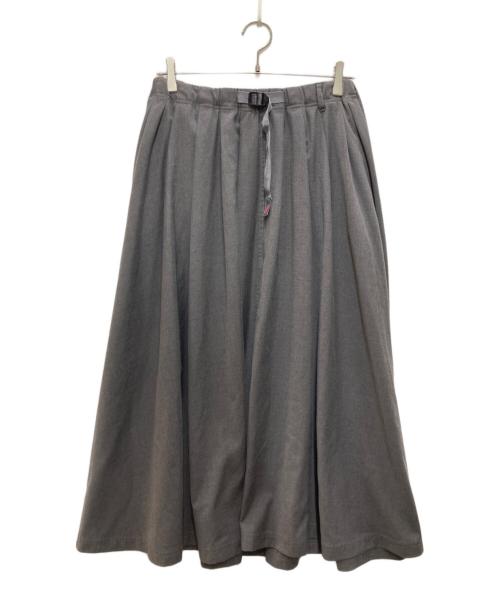 GRAMICCI（グラミチ）GRAMICCI (グラミチ) フレアスカート グレー サイズ:Fの古着・服飾アイテム