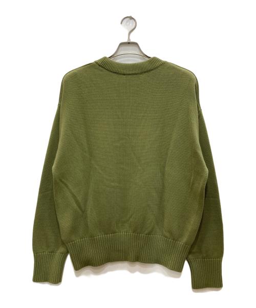 ami（アミ）ami (アミ) Ami de Coeurセーター/アミ ドゥクール グリーン サイズ:Ｍの古着・服飾アイテム