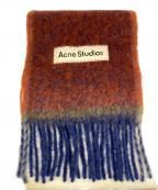Acne studiosアクネ ストゥディオス）の古着「ウールモヘアスカーフ - ナロー」｜レッド×ブルー