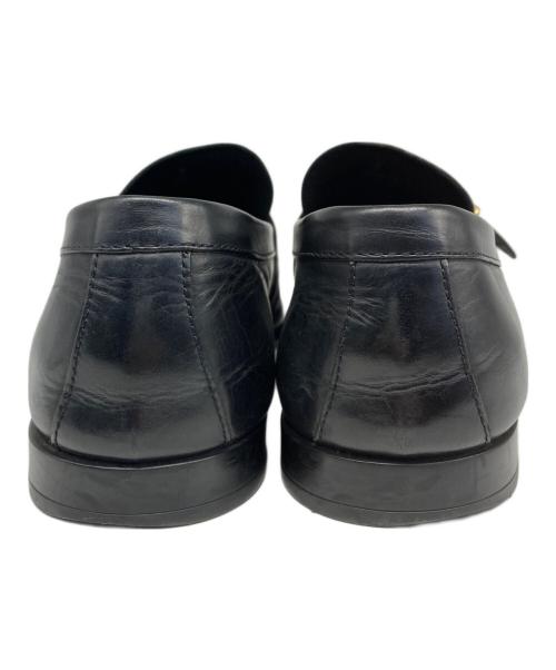 TOD'S（トッズ）TOD'S (トッズ) ダブルTローファー ブラック サイズ:7の古着・服飾アイテム