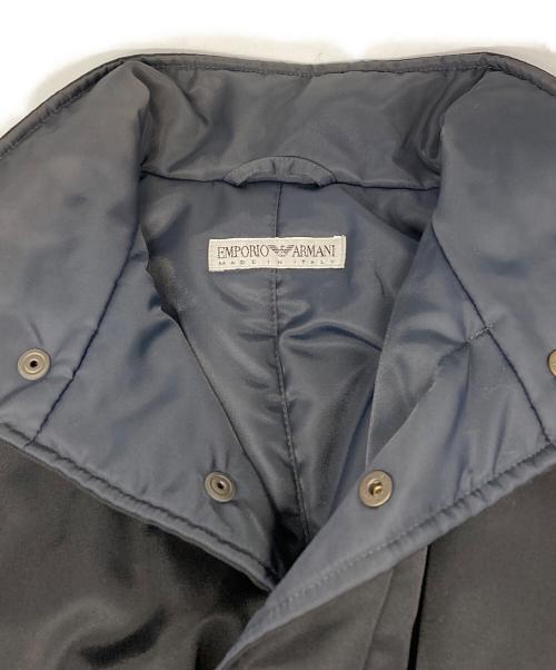 EMPORIO ARMANI（エンポリオアルマーニ）EMPORIO ARMANI (エンポリオアルマーニ) 中綿コート ブラック サイズ:46の古着・服飾アイテム