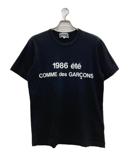 CDG（シーディージー）CDG (シーディージー) 1986 ete Tシャツ ブラック サイズ:XLの古着・服飾アイテム