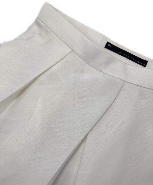 martinique（マルティニーク）martinique (マルティニーク) ポンチスカート ホワイト サイズ:1の古着・服飾アイテム