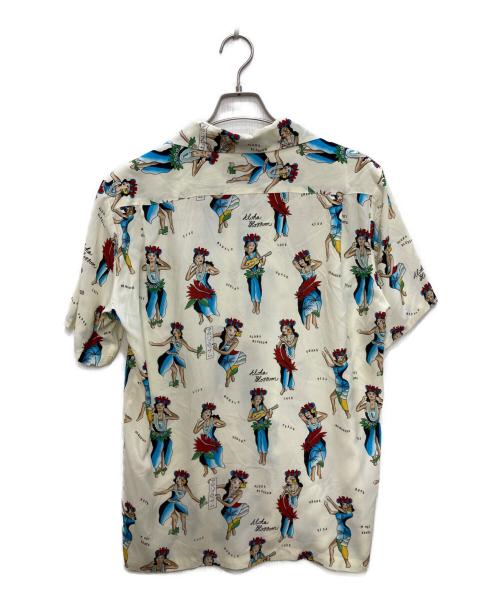 Aloha Blossom（アロハブロッサム）Aloha Blossom (アロハブロッサム) オープンカラーシャツ ホワイト サイズ:40の古着・服飾アイテム
