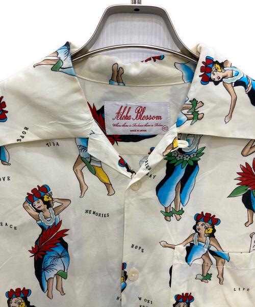 Aloha Blossom（アロハブロッサム）Aloha Blossom (アロハブロッサム) オープンカラーシャツ ホワイト サイズ:40の古着・服飾アイテム