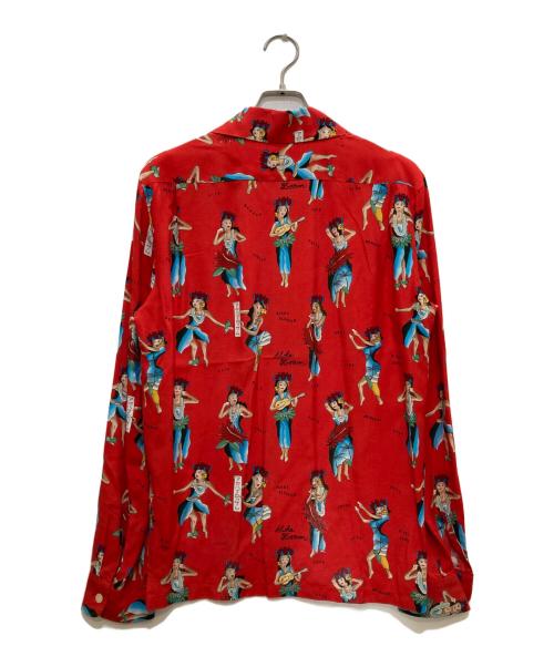 Aloha Blossom（アロハブロッサム）Aloha Blossom (アロハブロッサム) オープンカラーシャツ レッド サイズ:38の古着・服飾アイテム