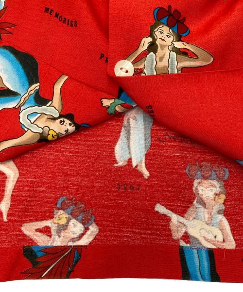 Aloha Blossom（アロハブロッサム）Aloha Blossom (アロハブロッサム) オープンカラーシャツ レッド サイズ:38の古着・服飾アイテム