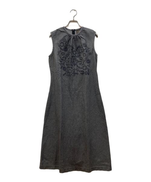 FENDI（フェンディ）FENDI (フェンディ) ノースリーブワンピース グレー サイズ:44の古着・服飾アイテム