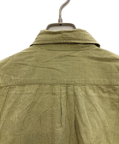 stussy（ステューシー）stussy (ステューシー) ヴィンテージチェックシャツ イエロー サイズ:Ｓの古着・服飾アイテム