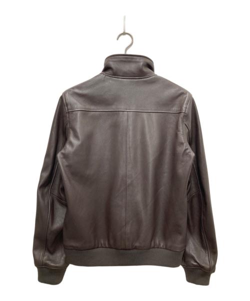 UNIVERSAL LANGUAGE（ユニバーサルランゲージ）UNIVERSAL LANGUAGE (ユニバーサルランゲージ) レザースウィングトップ ブラウン サイズ:SMALLの古着・服飾アイテム