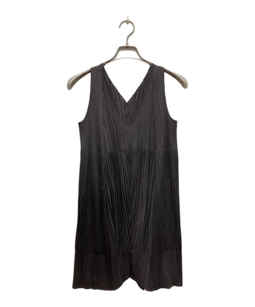 PLEATS PLEASE（プリーツプリーズ）PLEATS PLEASE (プリーツプリーズ) ノースリーブブラウス グレー サイズ:3の古着・服飾アイテム