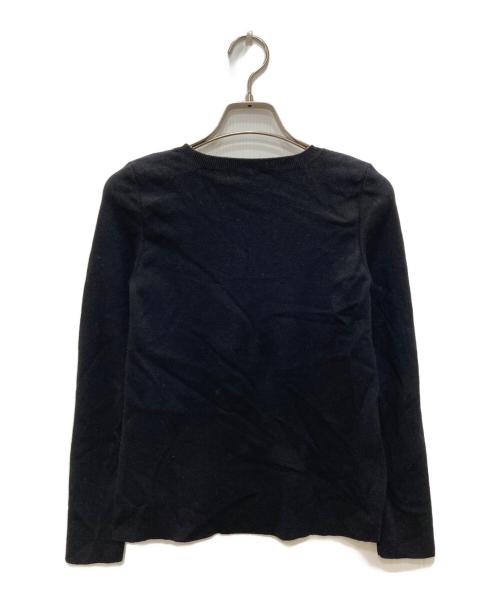 FOXEY（フォクシー）FOXEY (フォクシー) daisy lin クルーネックニット ブラック サイズ:38の古着・服飾アイテム