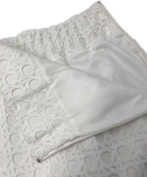 CELFORD（セルフォード）CELFORD (セルフォード) サーキュラーレースマーメイドスカート ホワイト サイズ:36の古着・服飾アイテム