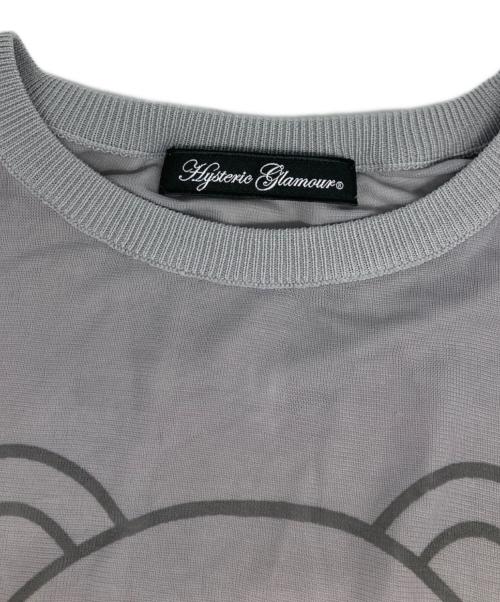 Hysteric Glamour（ヒステリックグラマー）Hysteric Glamour (ヒステリックグラマー) BEAR & DIRTY HYSTERIC プルオーバー グレー サイズ:FREEの古着・服飾アイテム