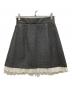 MIU MIU (ミュウミュウ) チェックレースミニスカート グレー サイズ:38：17000円