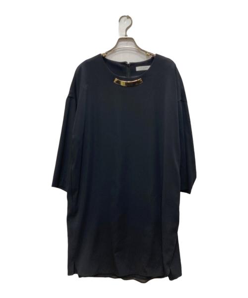 ADORE（アドーア）ADORE (アドーア) ワイドワンピース ブラック サイズ:38の古着・服飾アイテム