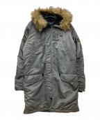 ALPHA×stussyアルファ×ステューシー）の古着「N-3Bタイプコート」｜オリーブ