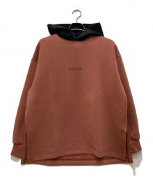 CULLNI（クルニ）の古着「プルオーバーパーカー」｜ピンク×ブラック