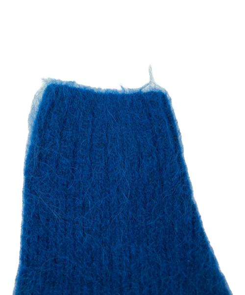 ZARA（ザラ）ZARA (ザラ) ADER error (アーダーエラー) クルーネックニット ブルー×グレー サイズ:SMの古着・服飾アイテム