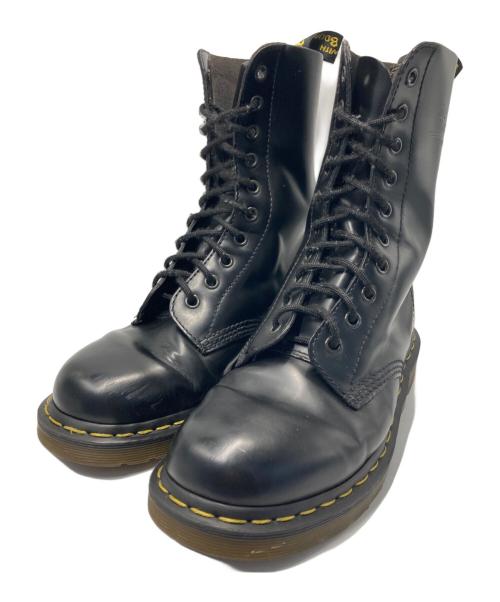 Dr.Martens（ドクターマーチン）Dr.Martens (ドクターマーチン) 10ホールブーツ ブラック サイズ:UK7の古着・服飾アイテム