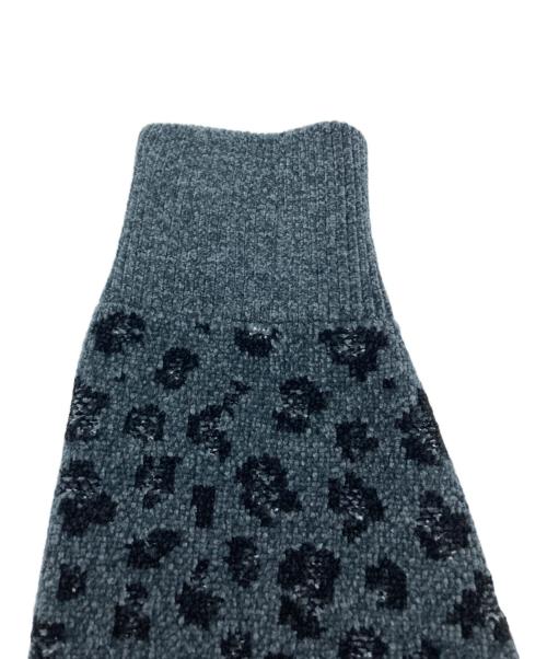 KEBOZ（ケボズ）KEBOZ (ケボズ) レオパードカーディガン グレー サイズ:Ｌの古着・服飾アイテム