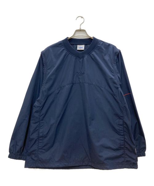 KEBOZ（ケボズ）KEBOZ (ケボズ) ナイロンプルオーバー ネイビー サイズ:Ｌの古着・服飾アイテム