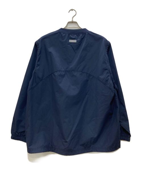 KEBOZ（ケボズ）KEBOZ (ケボズ) ナイロンプルオーバー ネイビー サイズ:Ｌの古着・服飾アイテム