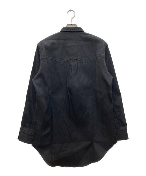 Azuma（アズマ）Azuma (アズマ) 8oz WESTERN DENIM SHIRT/8オンス ウエスタン デニム シャツ ブラック サイズ:2の古着・服飾アイテム