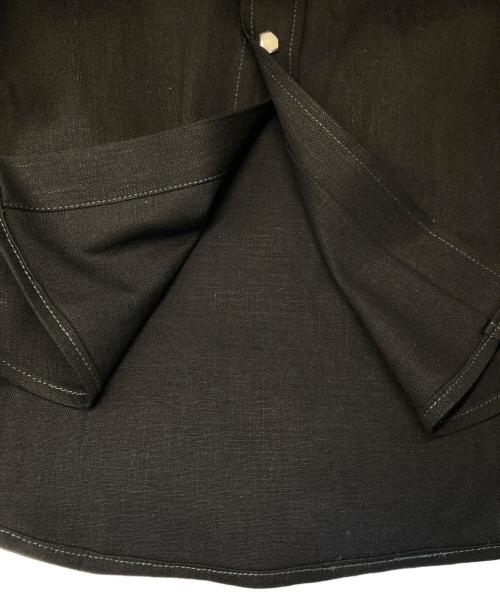 Azuma（アズマ）Azuma (アズマ) 8oz WESTERN DENIM SHIRT/8オンス ウエスタン デニム シャツ ブラック サイズ:2の古着・服飾アイテム