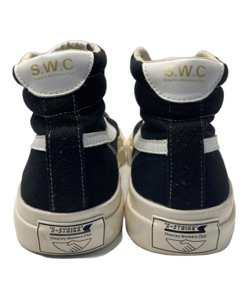 SWC（ステファニー ワーカーズ クラブ）SWC (ステファニー ワーカーズ クラブ) ハイカットスニーカー ブラック サイズ:Lの古着・服飾アイテム