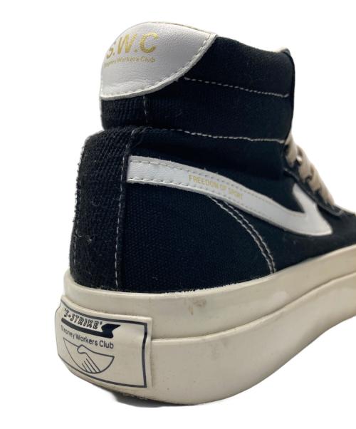 SWC（ステファニー ワーカーズ クラブ）SWC (ステファニー ワーカーズ クラブ) ハイカットスニーカー ブラック サイズ:Lの古着・服飾アイテム
