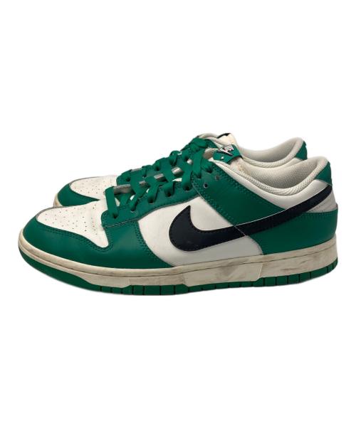 NIKE（ナイキ）NIKE (ナイキ) Dunk Low RETRO SE/ダンク ロー レトロ エスイー グリーン×ホワイト サイズ:cm27.5の古着・服飾アイテム