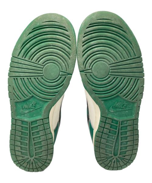 NIKE（ナイキ）NIKE (ナイキ) Dunk Low RETRO SE/ダンク ロー レトロ エスイー グリーン×ホワイト サイズ:cm27.5の古着・服飾アイテム