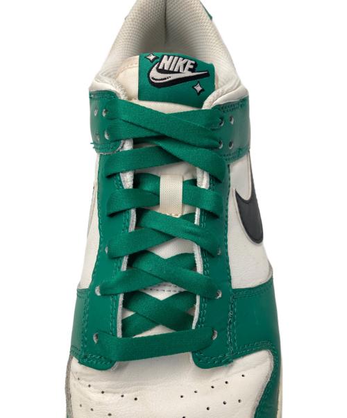 NIKE（ナイキ）NIKE (ナイキ) Dunk Low RETRO SE/ダンク ロー レトロ エスイー グリーン×ホワイト サイズ:cm27.5の古着・服飾アイテム