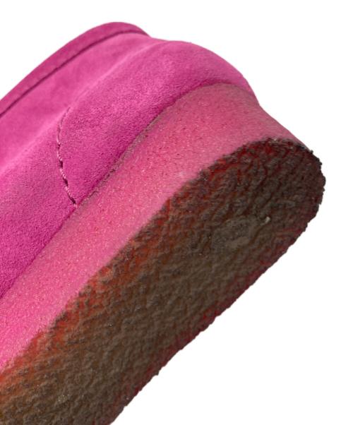 CLARKS ORIGINALS（クラークス オリジナルズ）CLARKS ORIGINALS (クラークス オリジナルズ) ワラビー デザートブーツ ピンク サイズ:UK4の古着・服飾アイテム