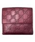 GUCCI (グッチ) 2つ折り財布 レッド：7000円
