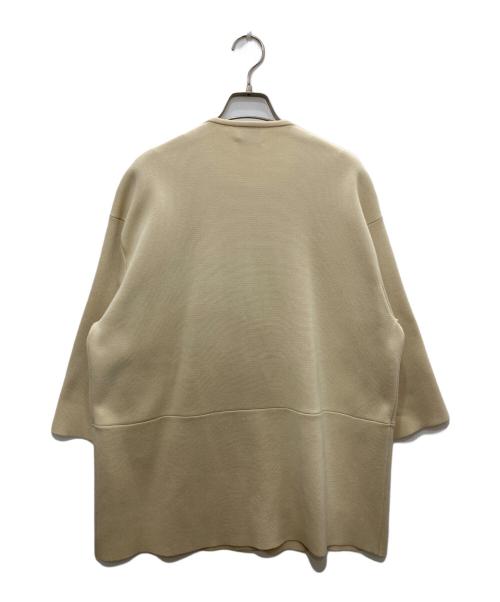 Traditional Weatherwear（トラディショナルウェザーウェア）Traditional Weatherwear (トラディショナルウェザーウェア) RIB NO COLLAR MILITARY JACKET/リブ ノーカラー ミリタリー ジャケット ベージュ サイズ:Sの古着・服飾アイテム