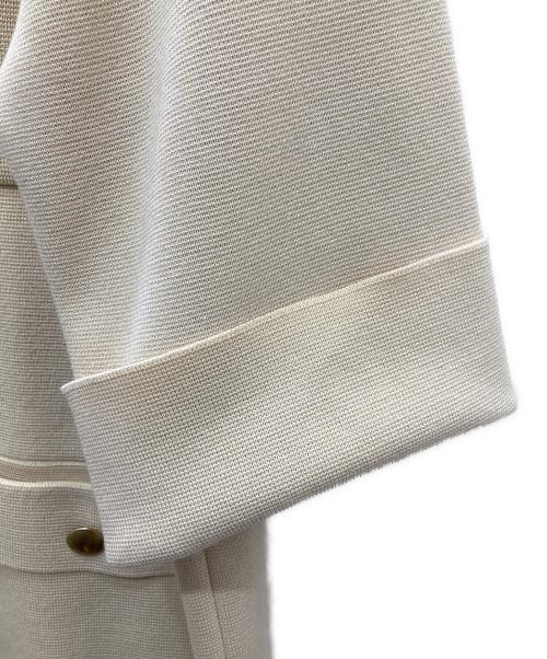 Traditional Weatherwear（トラディショナルウェザーウェア）Traditional Weatherwear (トラディショナルウェザーウェア) RIB NO COLLAR MILITARY JACKET/リブ ノーカラー ミリタリー ジャケット ベージュ サイズ:Sの古着・服飾アイテム