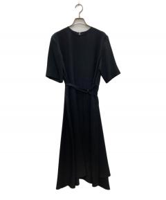 中古・古着通販】LEONARD (レオナール) 花柄ワンピース ブラック